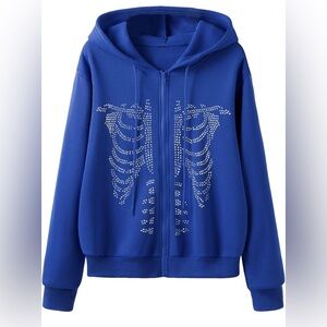 Blue Skeleton Jacket